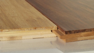 Strand-woven bamboo large planks