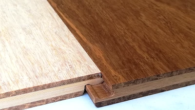 Strand woven bamboo premium flooring.